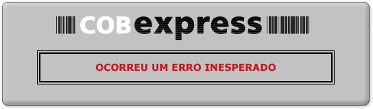 Ocorreu um erro inesperado...